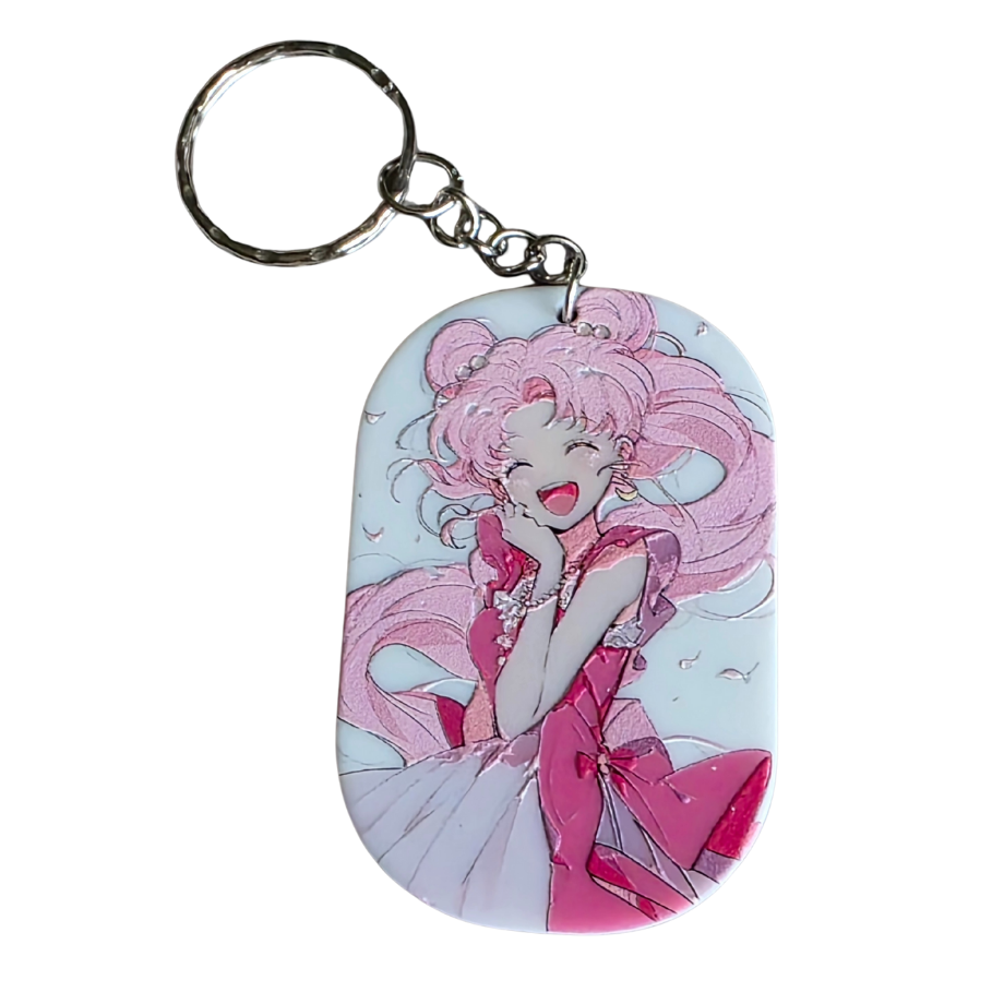 Keychain: Sailor Moon Inspired Kawaii Anime Keyring, Bag Charm