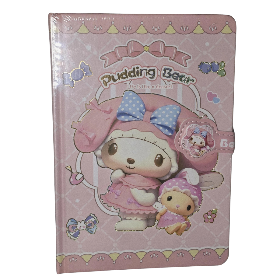 Cute Cartoon Notebook - Stationery. Cinna, Mel, Kitty, Ku, Pom - Kids Daily Weekly Agenda Planner
