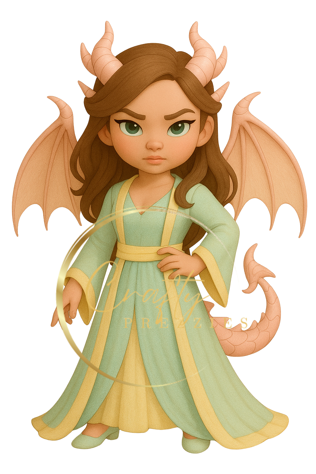 Clipart 10 PNG Bundle – Dragon Girls & Boys (Digital Download)