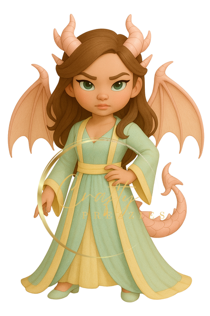 Clipart 10 PNG Bundle – Dragon Girls & Boys (Digital Download)