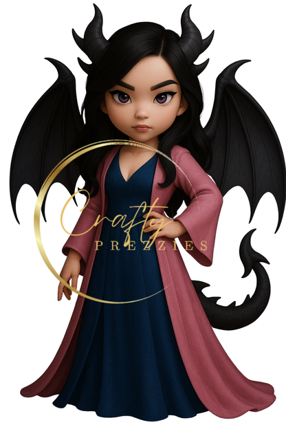 Clipart 10 PNG Bundle – Dragon Girls & Boys (Digital Download)