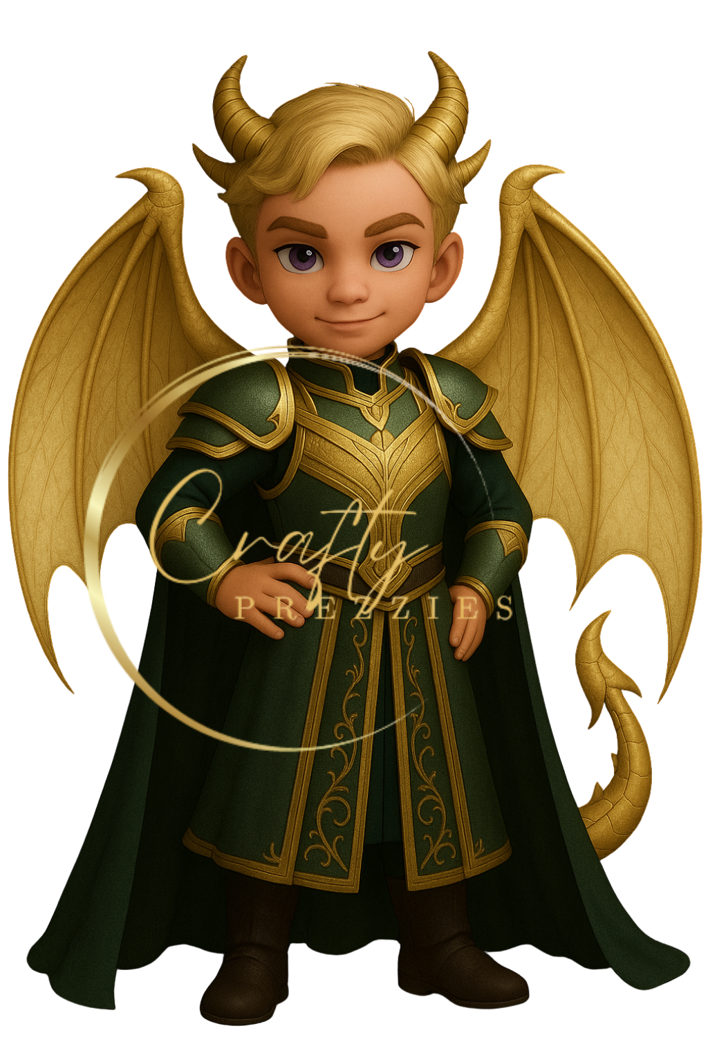 Clipart 10 PNG Bundle – Dragon Girls & Boys (Digital Download)