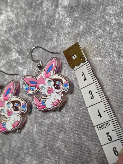 Handmade Pokemons Dangle Earrings | Kawaii Animal Jewellery