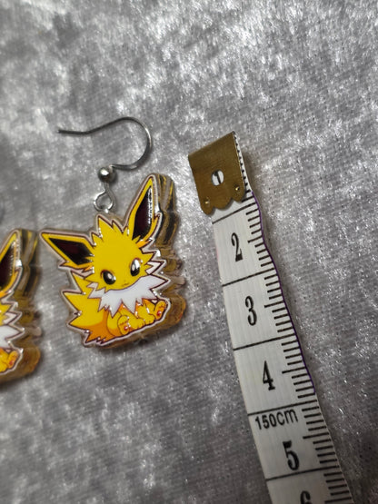 Handmade Pokemons Dangle Earrings | Kawaii Animal Jewellery
