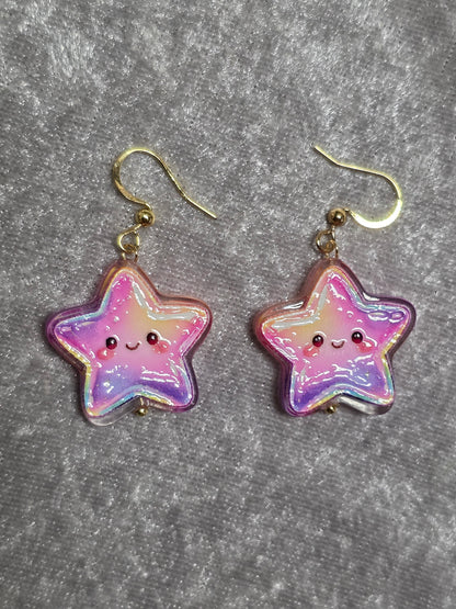 Handmade Happy Weather Dangle Earrings | Kawaii Animal Jewellery