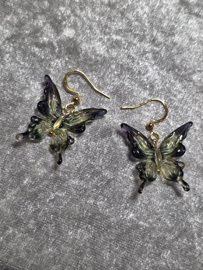 Handmade Cute Kitty Moon Dangle Earrings | Kawaii Animal Jewellery