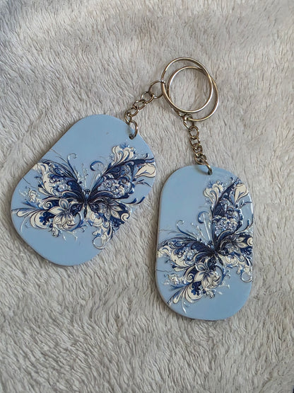 Keychain: Butterfly Kawaii Keyring, Bag Charm, Tag