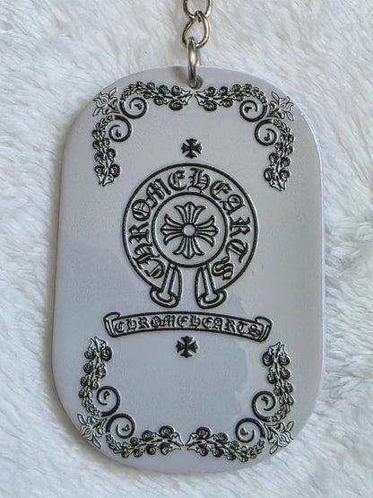 Keychain: Gothic Cross Keyring, Bag Charm, Tag