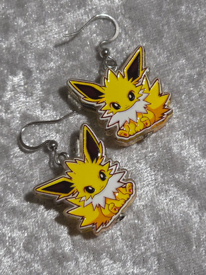 Handmade Pokemons Dangle Earrings | Kawaii Animal Jewellery