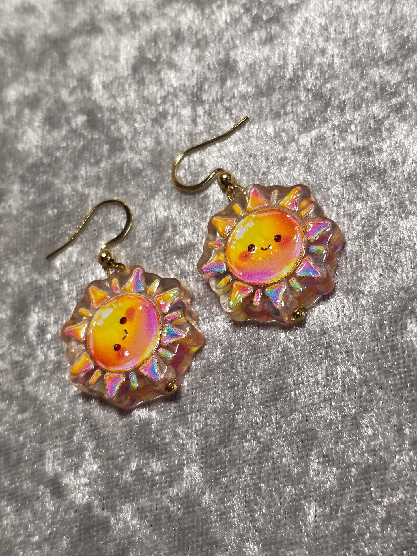 Handmade Happy Weather Dangle Earrings | Kawaii Animal Jewellery