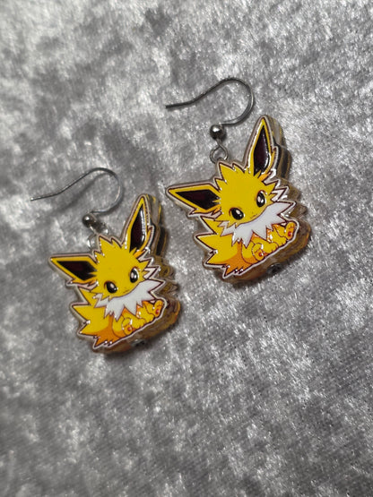 Handmade Pokemons Dangle Earrings | Kawaii Animal Jewellery